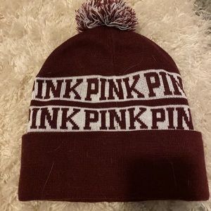 VS Pink beanie